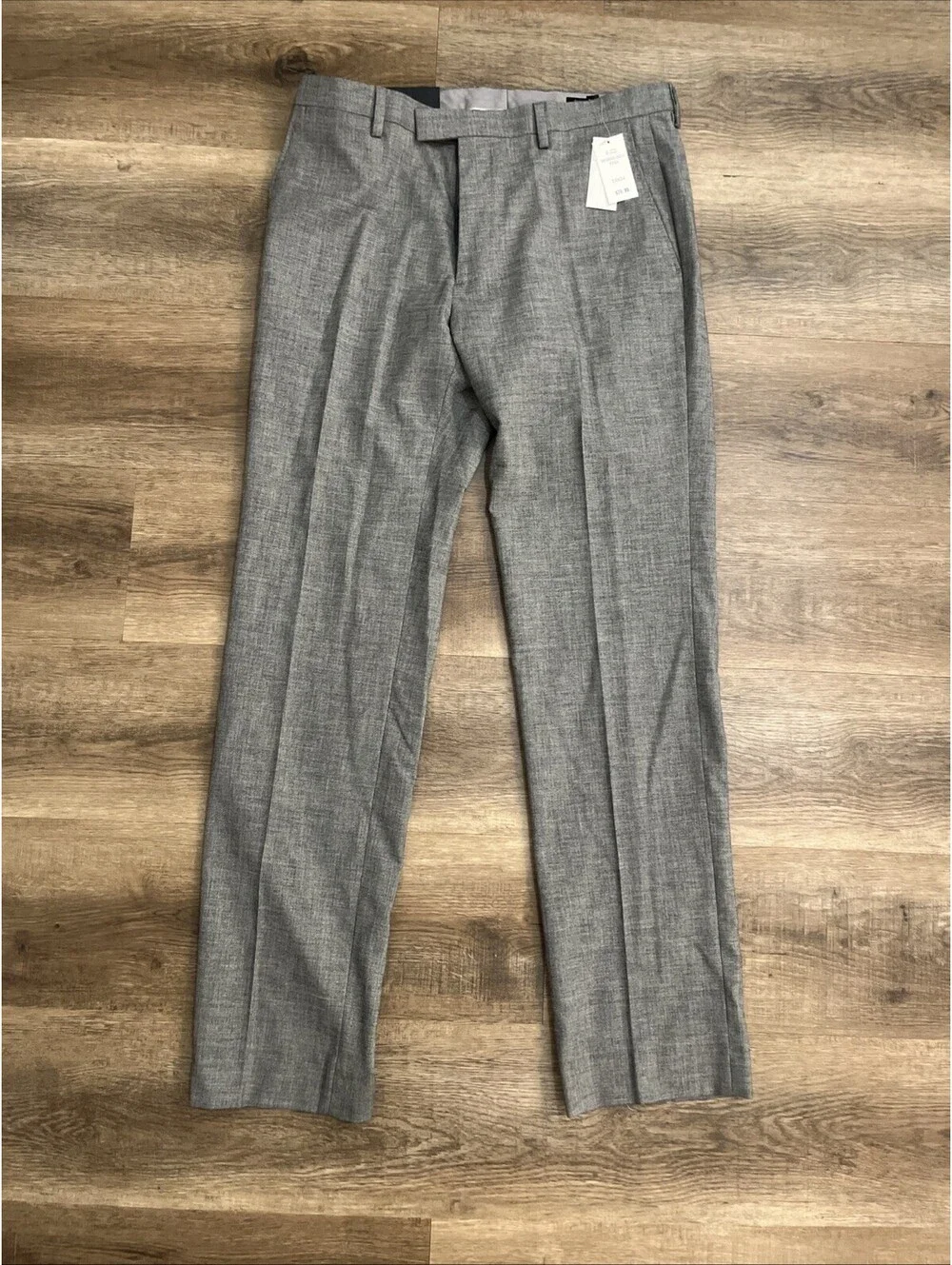 Banana Republic Tailored Fit Slacks Dress Pants Men's 33x34 Gray NWT $99MSRP